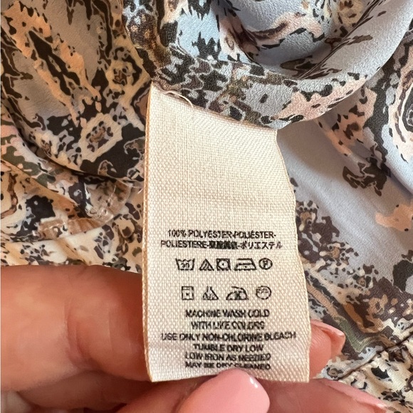 Free People Top Womens Size Small Blue Darcy Sleeveless Swing Boho Tank Flowy - Picture 6 of 6